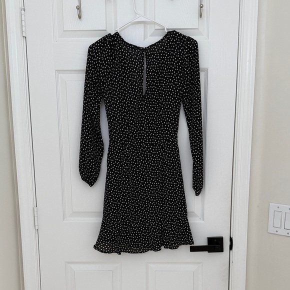 Abercrombie & Fitch Black and White Long Sleeve Dress - Picture 3 of 4